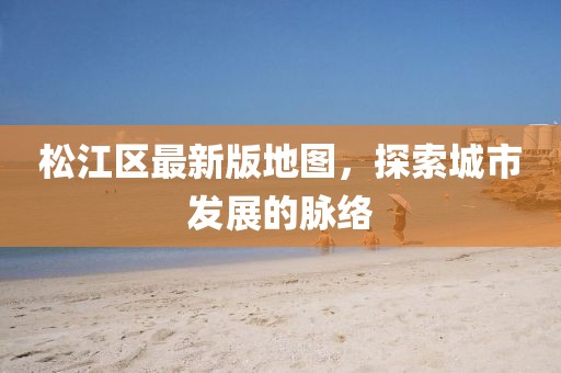 松江区最新版地图，探索城市发展的脉络