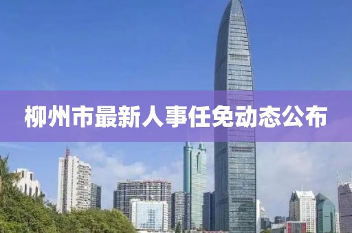 柳州市最新人事任免动态公布