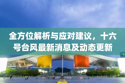 全方位解析与应对建议，十六号台风最新消息及动态更新