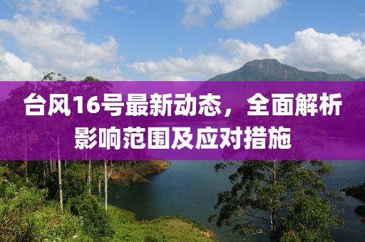 台风16号最新动态，全面解析影响范围及应对措施