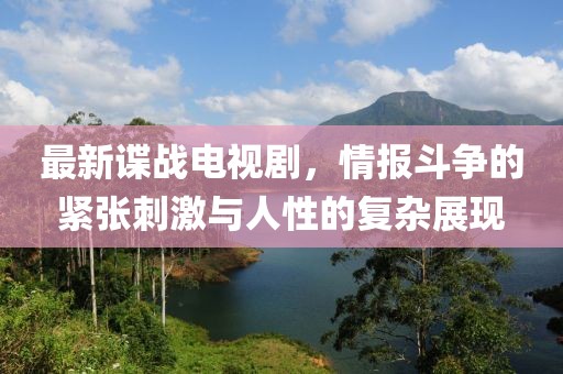 最新谍战电视剧，情报斗争的紧张刺激与人性的复杂展现