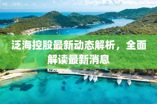 泛海控股最新动态解析，全面解读最新消息